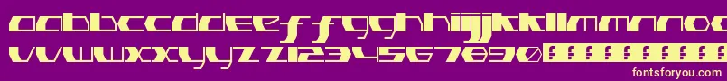 PinkHasGoneExtinctThin Font – Yellow Fonts on Purple Background