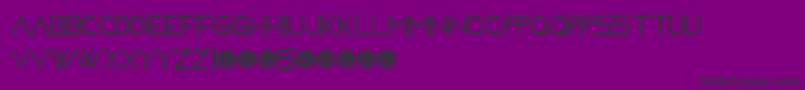 MovingForwardGrunge Font – Black Fonts on Purple Background