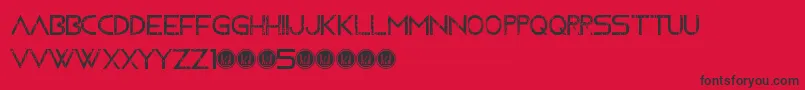 MovingForwardGrungeフォントについての詳細 フォントMovingForwardGrunge – 赤い背景に黒い文字