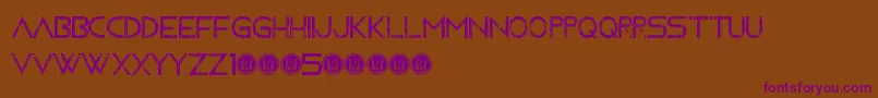 Подробнее о шрифте MovingForwardGrunge Шрифт MovingForwardGrunge – фиолетовые шрифты на коричневом фоне