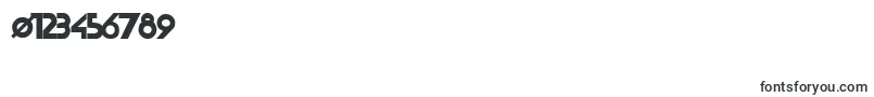 RacetracsskBold-Schriftart – Schriften für Zahlen und Nummern