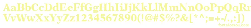 A831RomanBold Font – Yellow Fonts