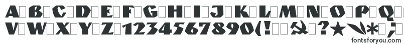 Шрифт GranitPlain – художественные шрифты