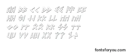 Review of the HeorotShadowItalic Font