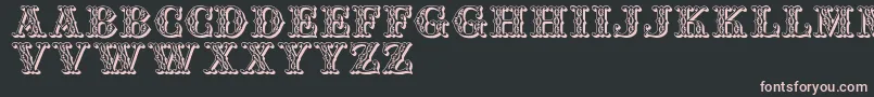 Jfsufair Font – Pink Fonts on Black Background