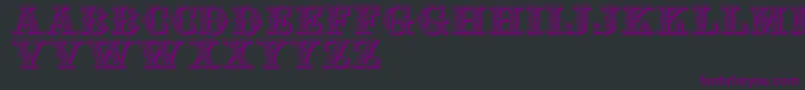Jfsufair Font – Purple Fonts on Black Background