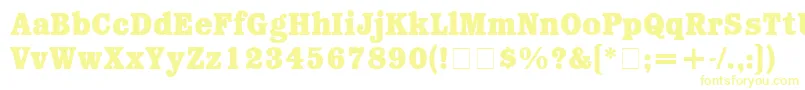 ForbesBold Font – Yellow Fonts