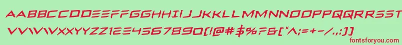 Ferretfacerotal Font – Red Fonts on Green Background