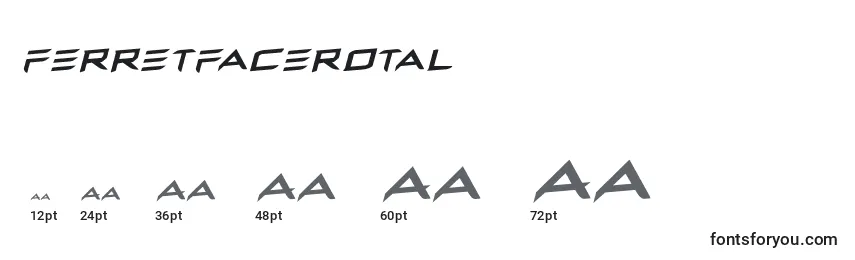 Ferretfacerotal Font Sizes