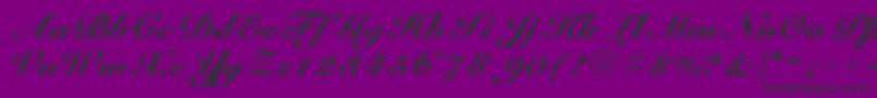 GUnit Font – Black Fonts on Purple Background