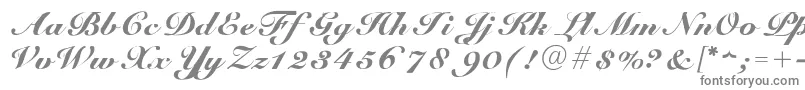 フォントGUnit – 白い背景に灰色の文字