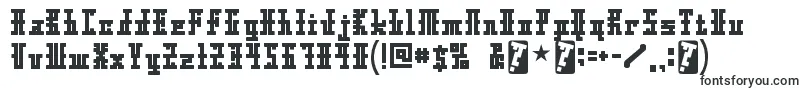 XoltoRegular-fontti – Alkavat X:lla olevat fontit