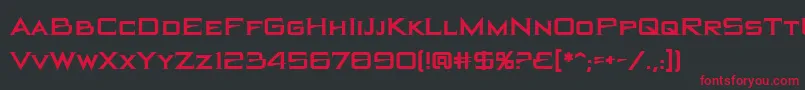 Blackholebb Font – Red Fonts on Black Background