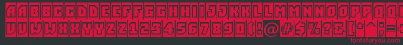 Więcej informacji o czcionce ASimplergrcm Czcionka ASimplergrcm – czerwone czcionki na czarnym tle