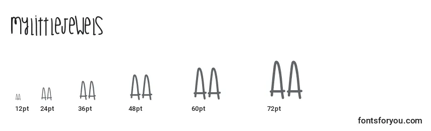 Mylittlejewels Font Sizes