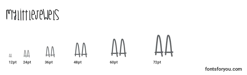 Tamaños de fuente Mylittlejewels