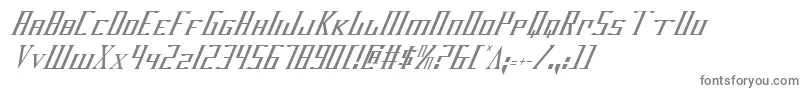 フォントDarkwv2ci – 白い背景に灰色の文字