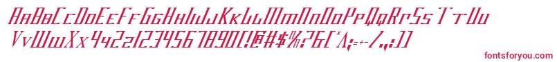 フォントDarkwv2ci – 赤い文字