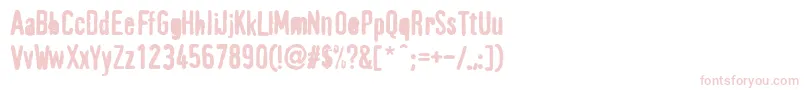 PffragmentHeavy Font – Pink Fonts on White Background