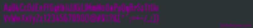 PffragmentHeavy Font – Purple Fonts on Black Background