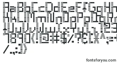  ZebraDeco font