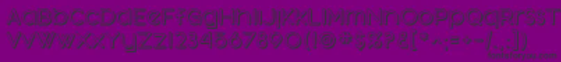 fuente SfOrsonCasualShaded – Fuentes Negras Sobre Fondo Morado