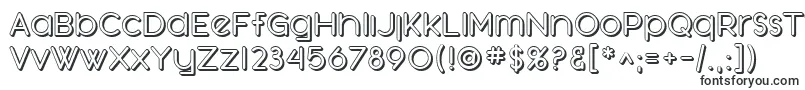 Шрифт SfOrsonCasualShaded – вытянутые шрифты