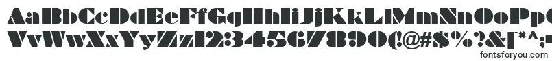 Шрифт GeBravo – тяжелые шрифты