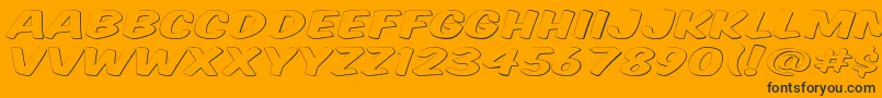 More about KomikaTitleGhost Font KomikaTitleGhost Font – Black Fonts on Orange Background