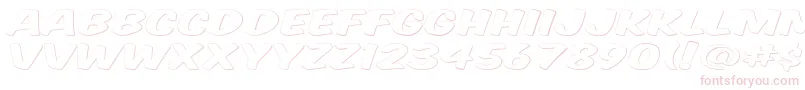 KomikaTitleGhost Font – Pink Fonts on White Background