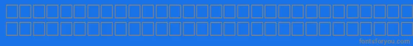 TepidRegular-Schriftart – Graue Schriften auf blauem Hintergrund