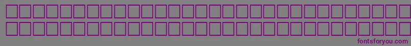 TepidRegular Font – Purple Fonts on Gray Background