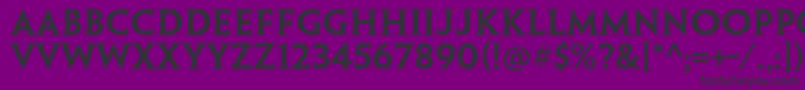 PenumbraserifstdSemibold-Schriftart – Schwarze Schriften auf violettem Hintergrund