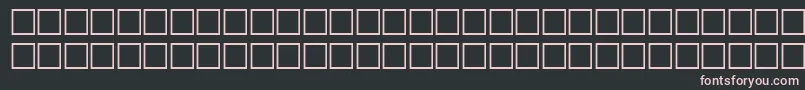VerniqueRegular Font – Pink Fonts on Black Background