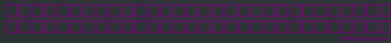 VerniqueRegular Font – Purple Fonts on Black Background