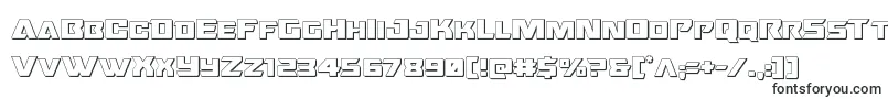 Шрифт Oceanicdrift3D – рельефные шрифты