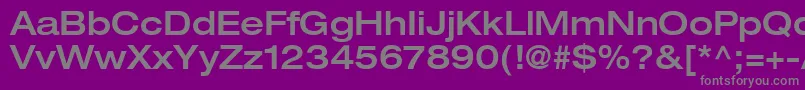 Шрифт ContextRepriseMediumexpSsiNormal – серые шрифты на фиолетовом фоне