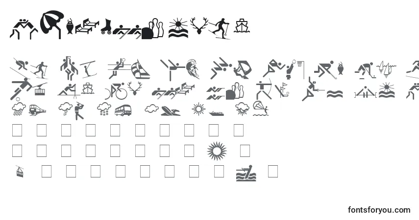 Czcionka SignsNormal – alfabet, cyfry, specjalne znaki