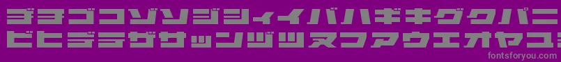 Elepkr Font – Gray Fonts on Purple Background