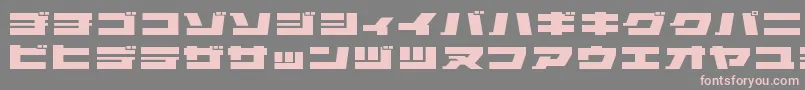 Elepkr Font – Pink Fonts on Gray Background