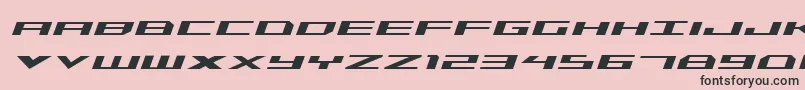 Triremeital Font – Black Fonts on Pink Background