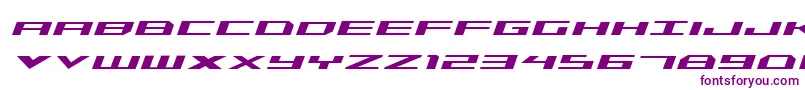 Triremeital Font – Purple Fonts on White Background