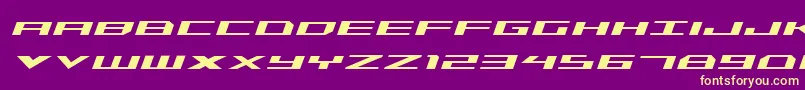 More about Triremeital Font Triremeital Font – Yellow Fonts on Purple Background