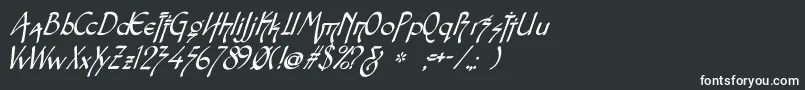 SnotmasterVItalic Font – White Fonts