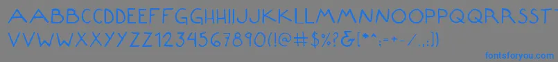 Compositionフォントについての詳細 フォントComposition – 灰色の背景に青い文字