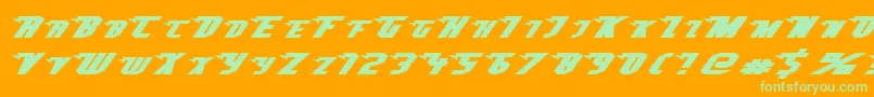 Lisätietoja Superheterodyne-fontista Superheterodyne-fontti – vihreät fontit oranssilla taustalla