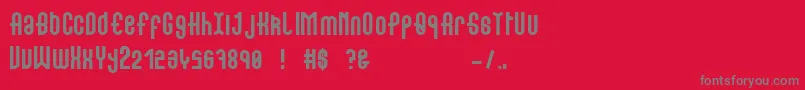 Más sobre la fuente Showcase fuente Showcase – Fuentes Grises Sobre Fondo Rojo
