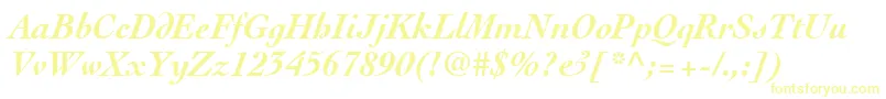 ThesisSsiBoldItalic Font – Yellow Fonts