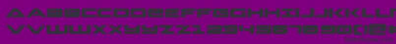 Strikelordexpand Font – Black Fonts on Purple Background