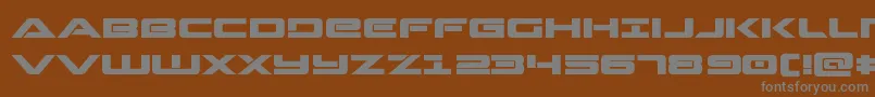 Шрифт Strikelordexpand – серые шрифты на коричневом фоне